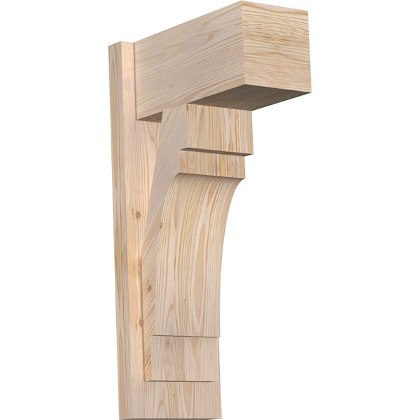 Ekena Millwork Merced Block Smooth Outlooker, Douglas Fir, 7 1/2"W x 14"D x 26"H OUT08X14X26MRC05SDF - main